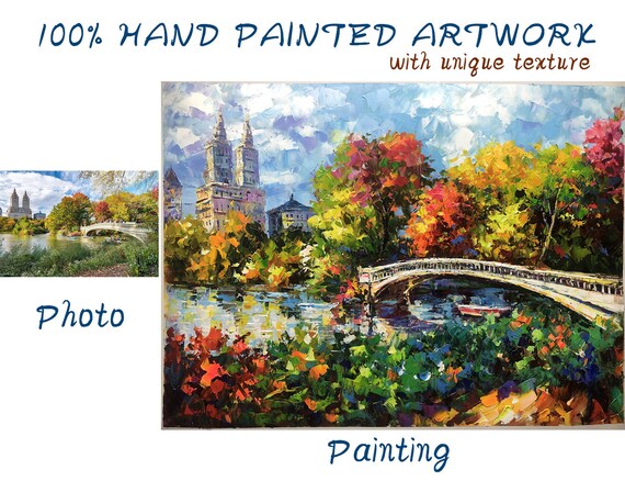 カスタム油絵制作・手描き肖像画・風景画 写真からカスタム油絵