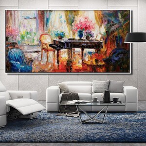 Original Hand Painted Landscape Painting Extra Large Contemporary Painting Art Canvas Wall Art Room Texture Painting Modern Abstract Art