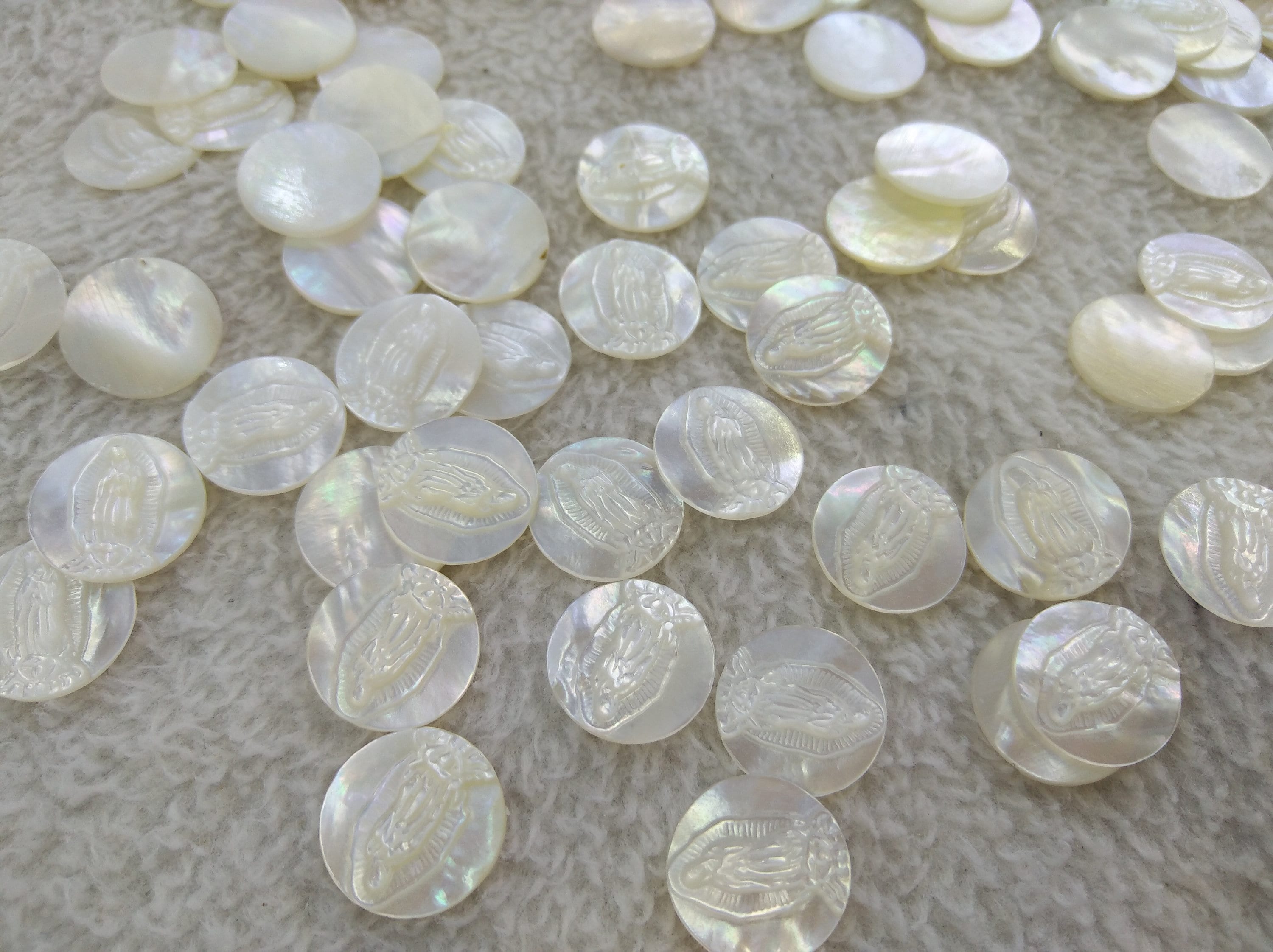 Wholesale 10pcs genuine Mother of Pearl shell jewlery round Etsy