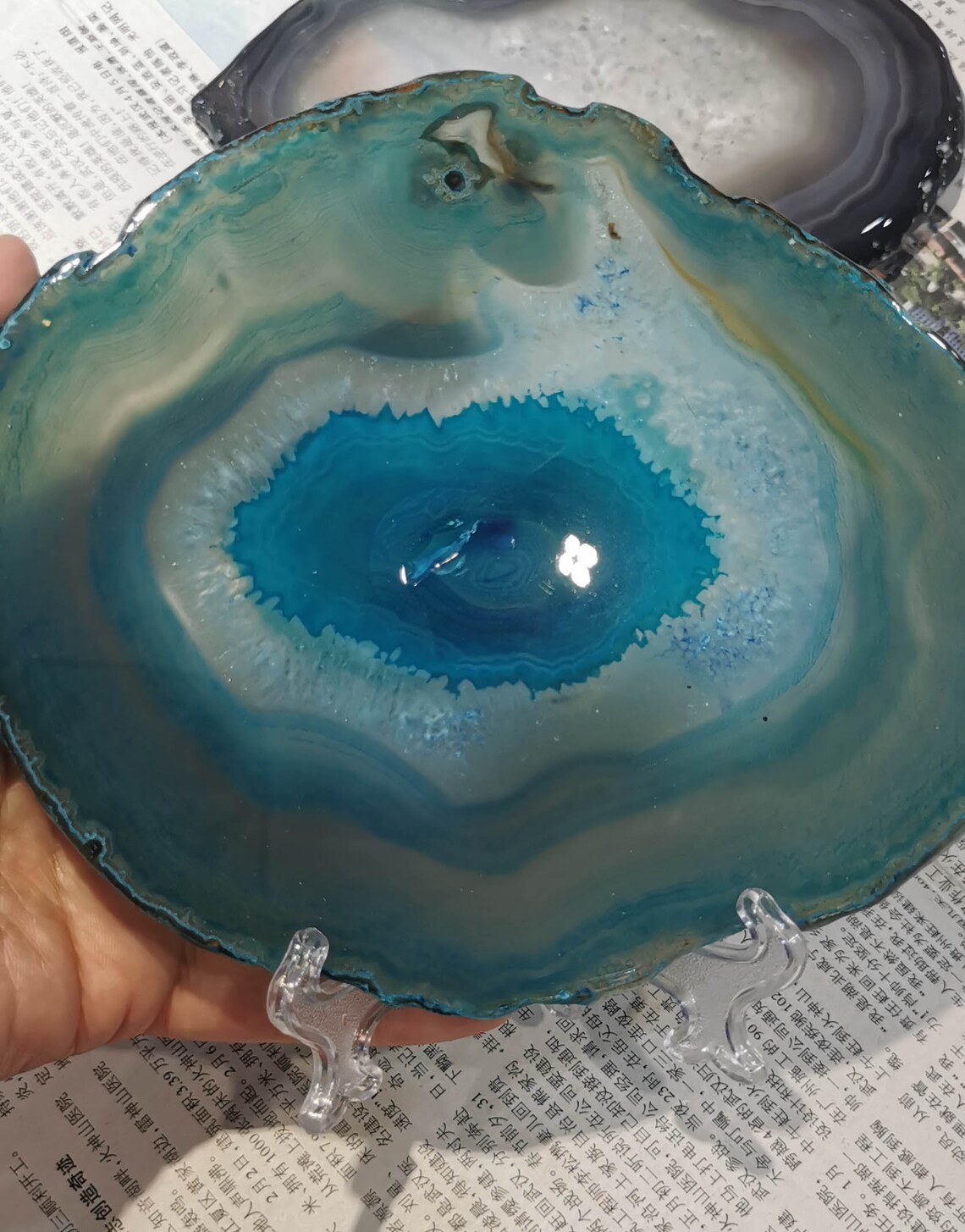 80250mm10 Rare Brazilian agate slab round cabochon Etsy