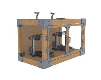 3d Printer Enclosure XL | Wood Frame