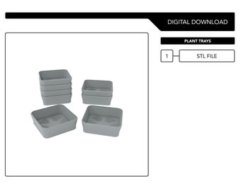 Printable Plant Trays for Healthy Indoor and Outdoor Plants