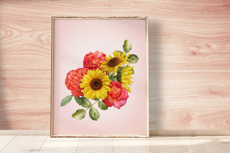 Free Free 345 Sunflower And Rose Bouquet Svg SVG PNG EPS DXF File