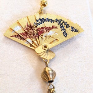 Chinese Retro Style Earrings, Gift for her, dual function as Pendant, necklace
