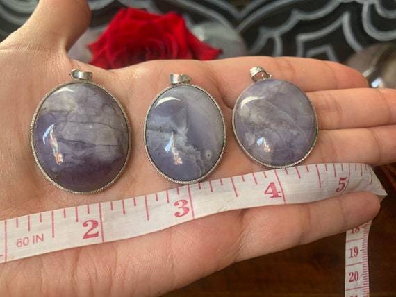 Amethyst, Blue Laceagate, and Rose Quartz tumbled… - image 5