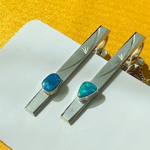 Gem Stone Tie Clip