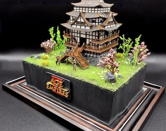 The Nordic Edge Model Gallery Vol.2　ジオラマ ファンメイド エイジ オブ エンパイア II「東アジアの城」ジオラマ 17