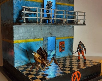 Fan Made Half Life 2 Diorama 30x30x36 cm