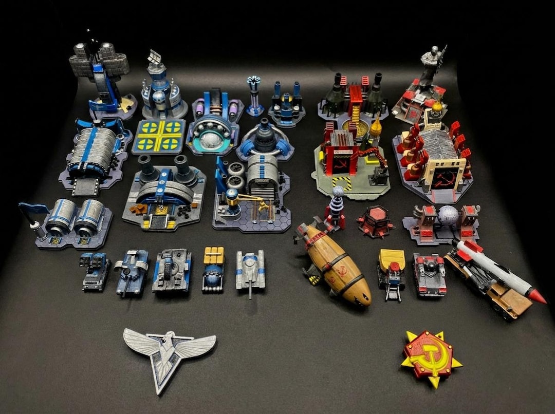 Command and Conquer: Red Alert 2 Figurines - 3D Printed and Hand
