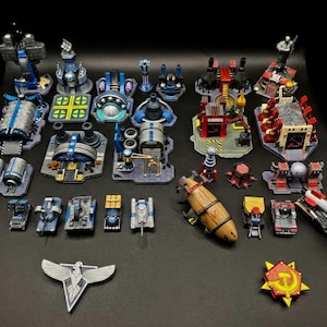 Command and Conquer: Red Alert 2 figurines - 3D printed and hand painted