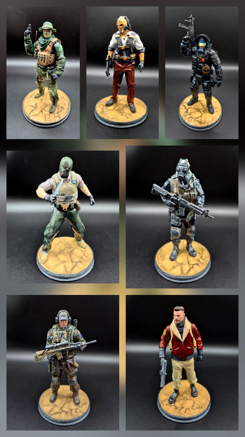 Counter Strike 2 Inspired Operator Figures - 13, 15 or 19 Cm - Hand ...
