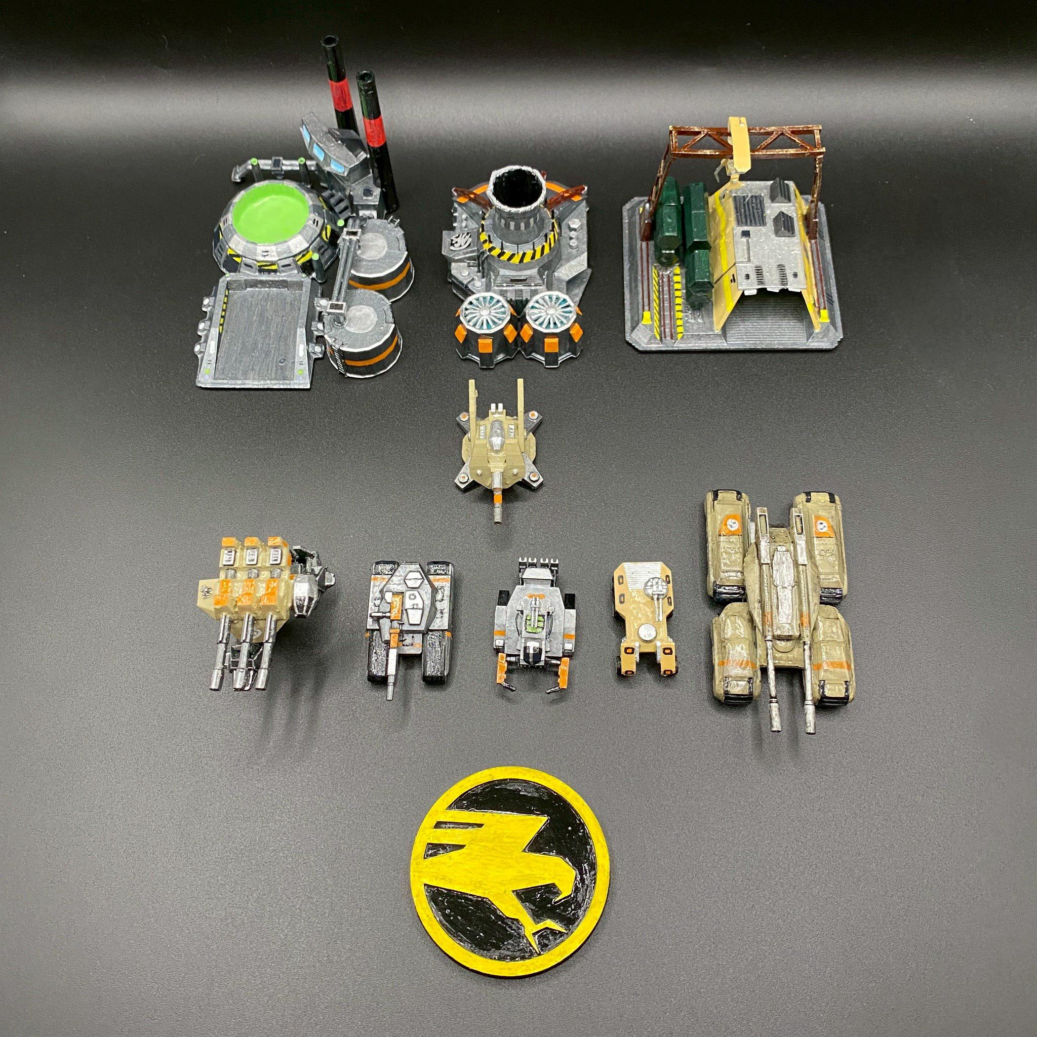 Command and Conquer: Tiberium Wars Figurines - 3D Printed and Hand