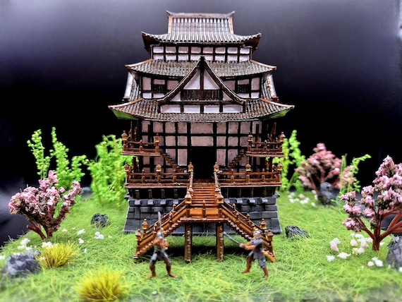 ファンメイド エイジ オブ エンパイア II「東アジアの城」ジオラマ 17