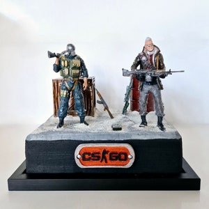Fan Made Counter Strike Global Offensive Diorama 23 X 18 Cm - Etsy