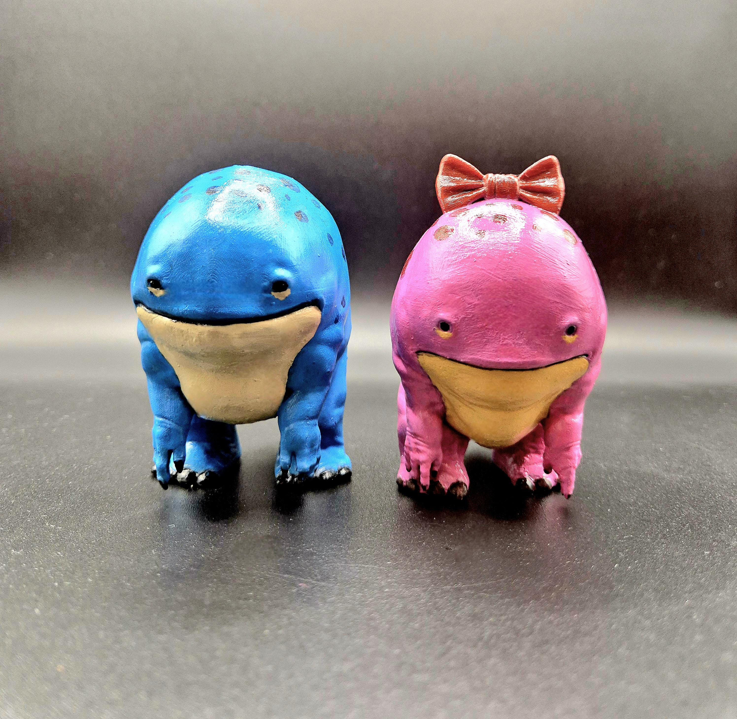 Guild Wars 2 Baby Quaggan Figures - 3D Printed and Hand Painted - Etsy