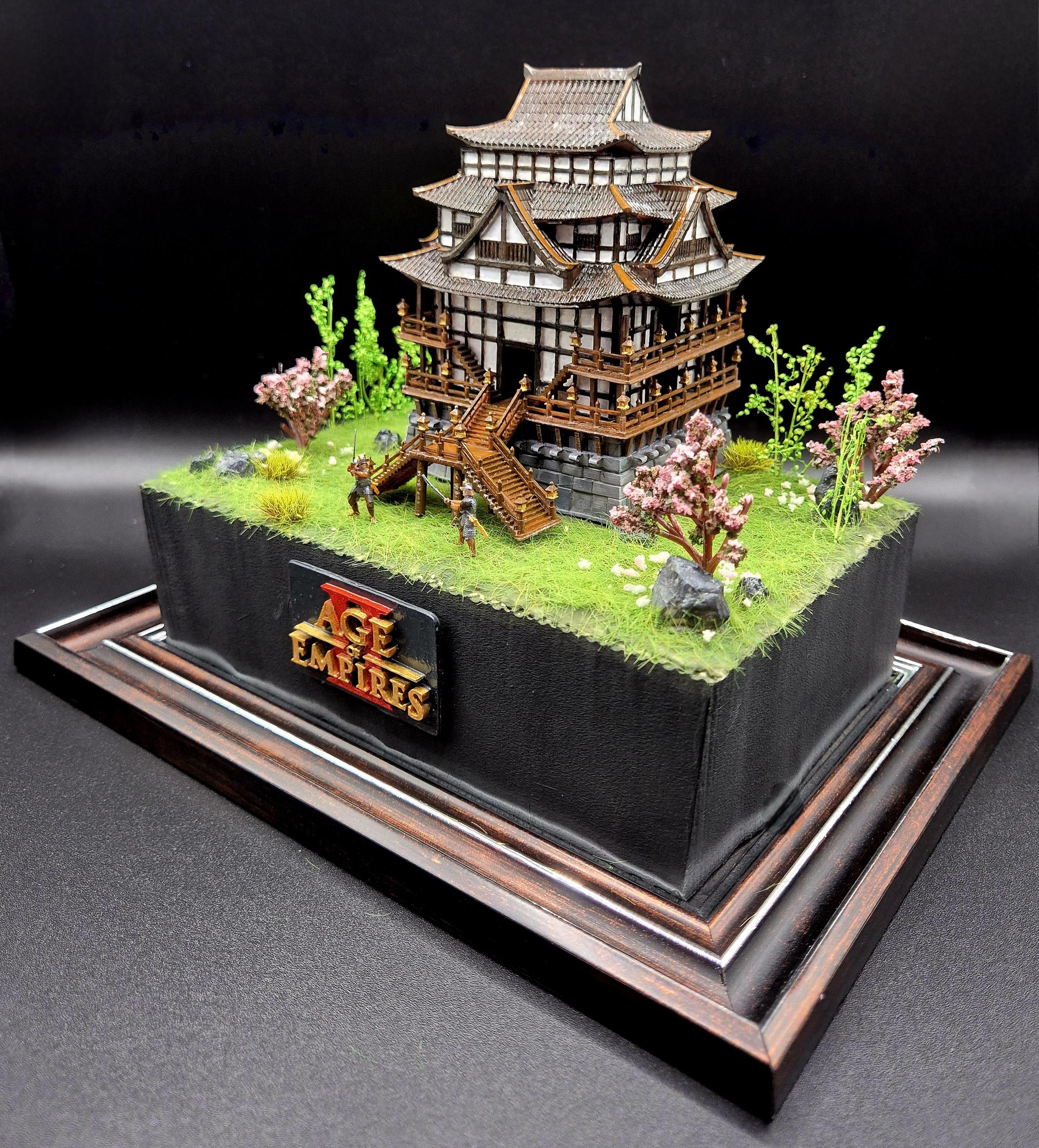 ファンメイド エイジ オブ エンパイア II「東アジアの城」ジオラマ 17