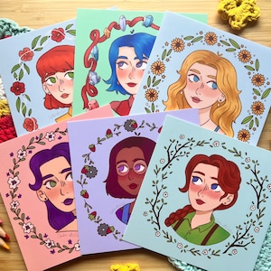 Stardew Valley Character Portraits Art Print- Printed on Matte 350 gsm Paper