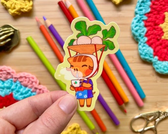 Daisy Mae at the Roost - Matte Vinyl Sticker- Water Resistant and Durable
