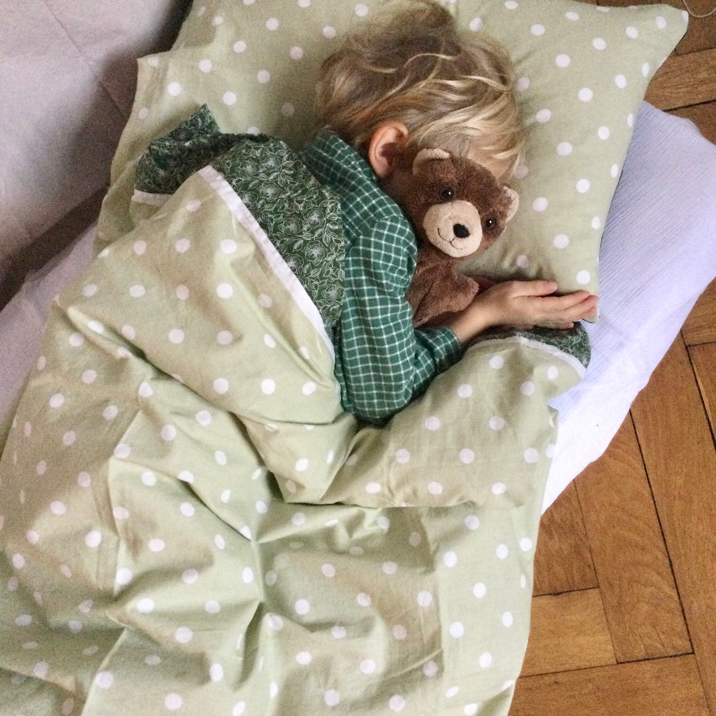 Parure de Lit Petites Fleurs & Pois Lesnuagespassent