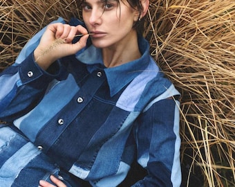 Geüpcycled jeansshirt