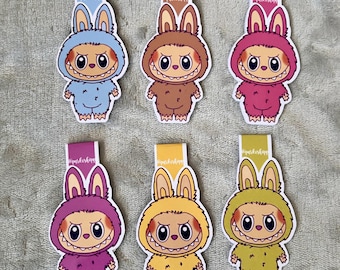 labubu magnetic bookmarks - magnet bookmark - labubu magnetic bookmarks - magnetic bookmarks