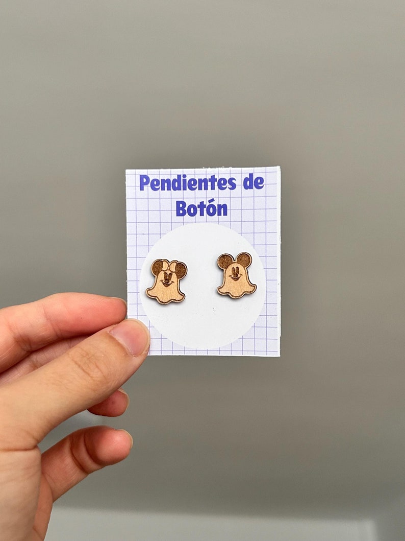 Stainless Steel Halloween Earrings Disney Mickey and Minnie Fantasies