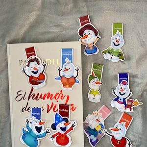 Olaf magnetic bookmarks - magnet bookmark - magnetic bookmarks - magnetic bookmarks