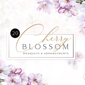 Clipart di fiori di ciliegio ad acquerello. Clip art di fiori di sakura. Clipart di bordi floreali rosa. Inviti di nozze floreali ad acquerello, png per la festa della mamma