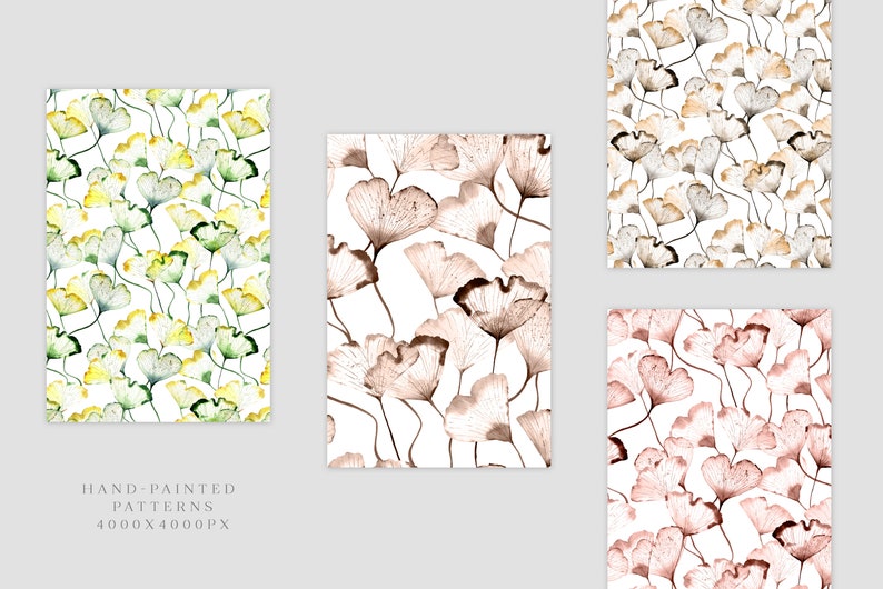 Boho Seamless Pattern for Fabric Watercolor Flower Seamless - Etsy