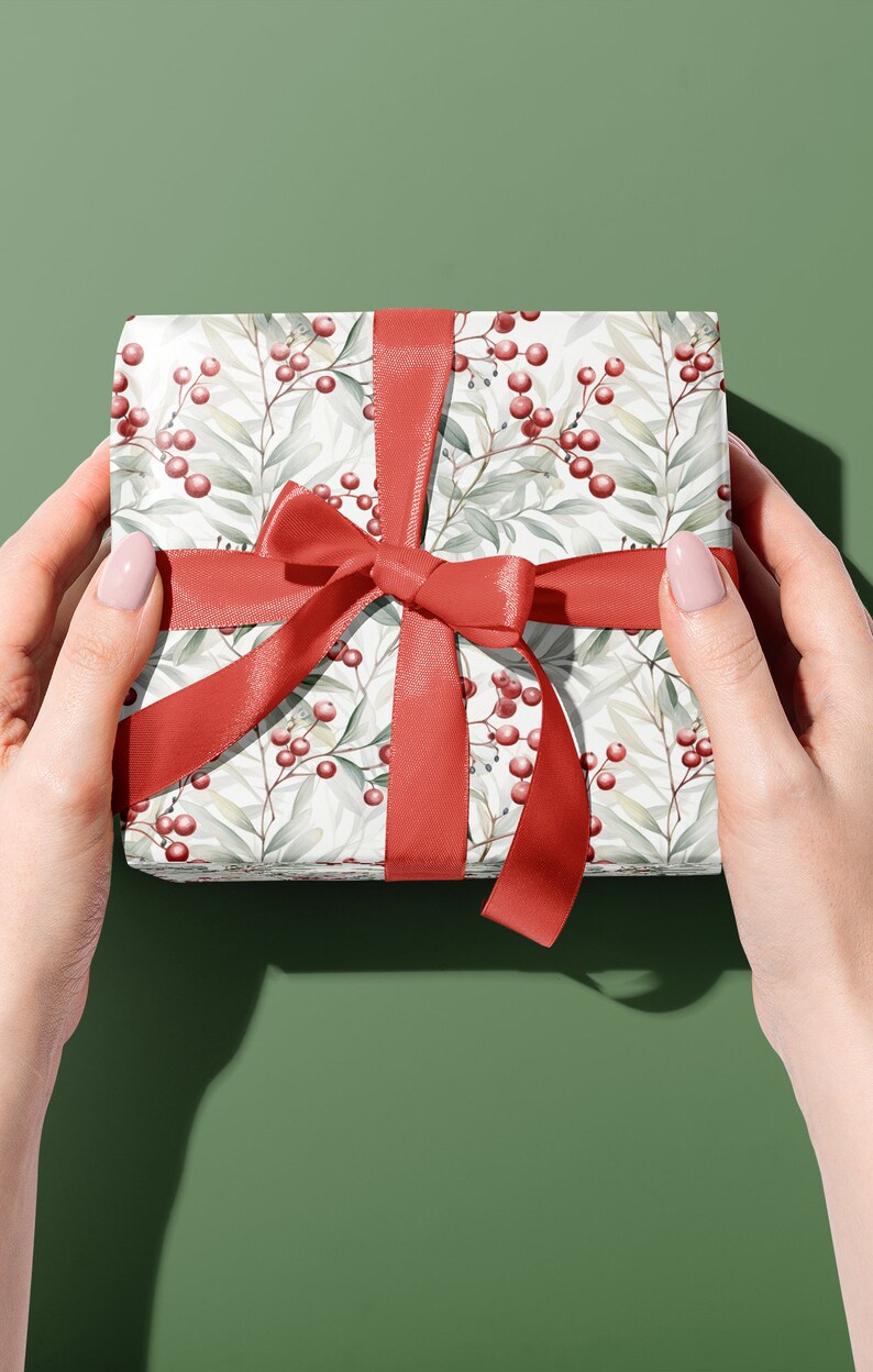 Watercolor Christmas seamless pattern for fabric