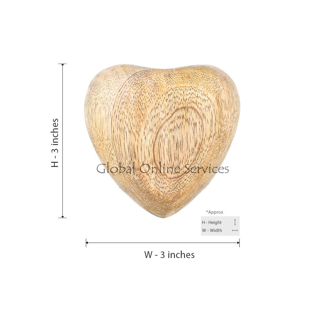 Urna funeraria in legno dipinta a mano a forma di cuore, biodegradabile, scatola commemorativa per ceneri umane o animali domestici, finitura lucida marrone
