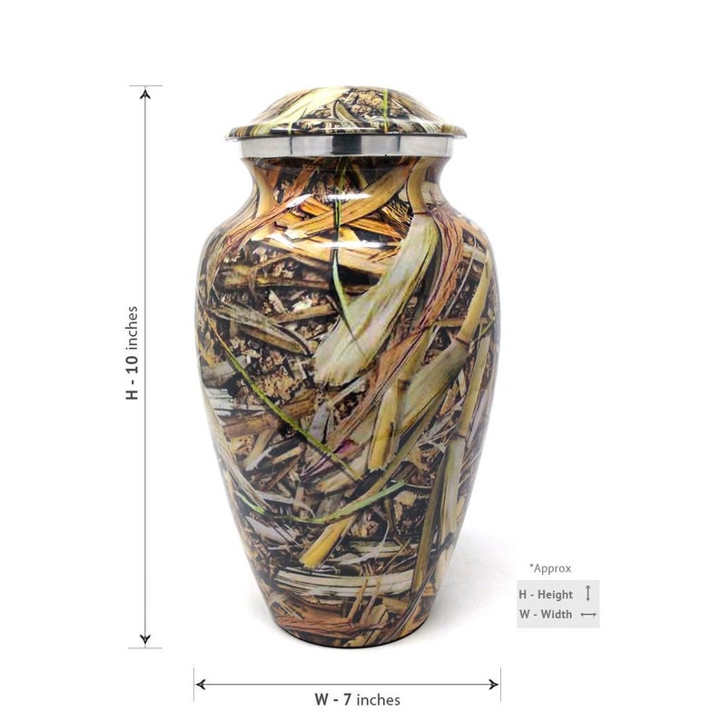 Classical Lost Camo Aluminium Made Urn for Ashes Etsy