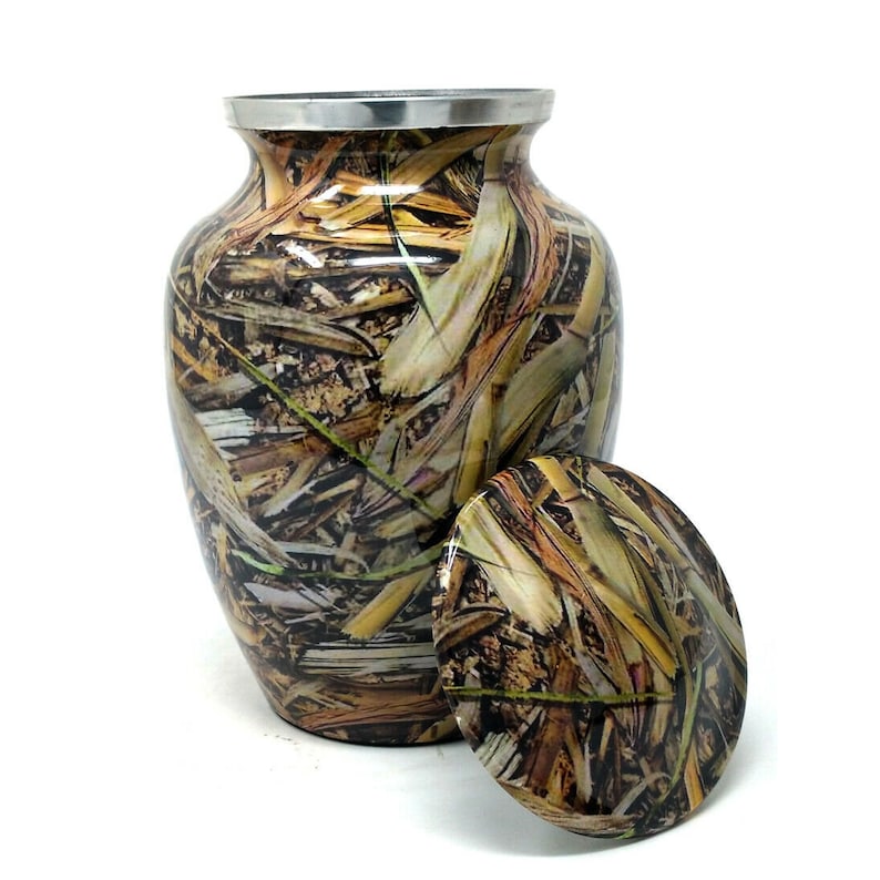 Classical Lost Camo Aluminium Made Urn for Ashes Etsy