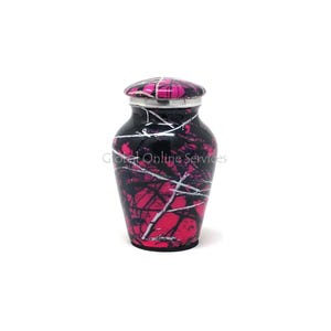 Beautiful Moonshine Camo Aluminium Made Cremation Urn For Ashes.