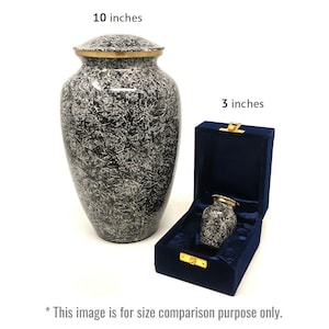 Beautiful Flower Design Ashes Container Funeral Urn