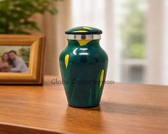 Aluminium Stardust Keepsake Urn for Cremation Ashes.