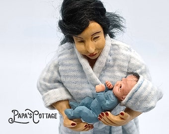 Mom Dollhouse Doll - Etsy