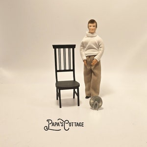 Hunter Dollhouse Miniature Dining Chair - 1:12 Scale