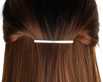 Sterling Silver Hair Clip Plain Ojewellery Uk Design(162236)