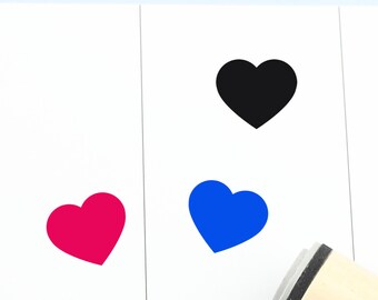 flying hearts design Loveletter rubber stamp three hearts rubber stamp mini rubber stamp tiny rubber stamp