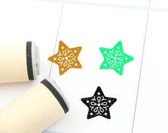 ST001B Christmas Stamp 1pcs Vintage Gingerbread Rubber Stamp \u03a6 15mm Mini Rubber Stamp Xmas Food Stamps