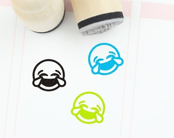 Cute Cry Stamp Planner Stamp 16mm S469 20mm Mini Stamps Cry Rubber Stamp Sad Stamp