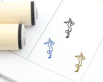 Namaste Rubber Stamp Yoga Series
