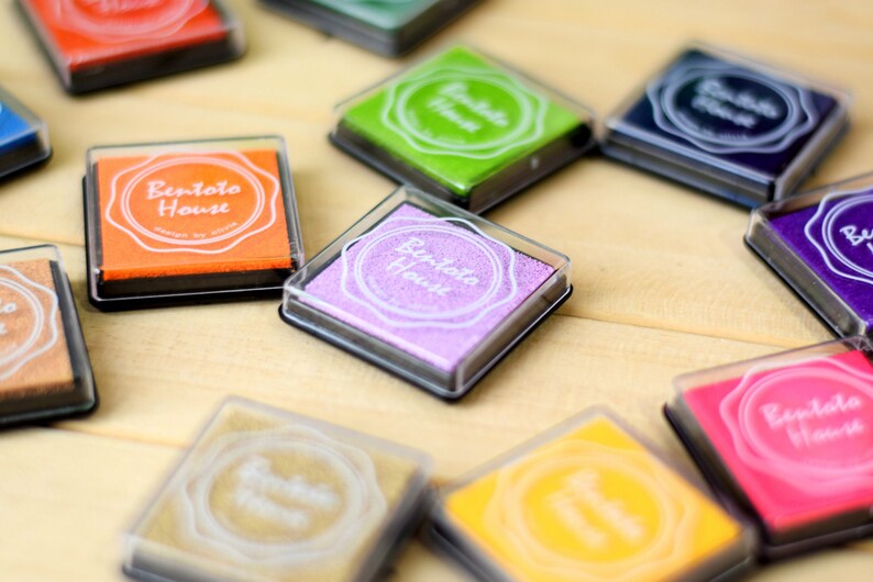 Stamps Ink Pad Craft Ink Pad Colorful Inkpad Multipurpose Etsy Australia