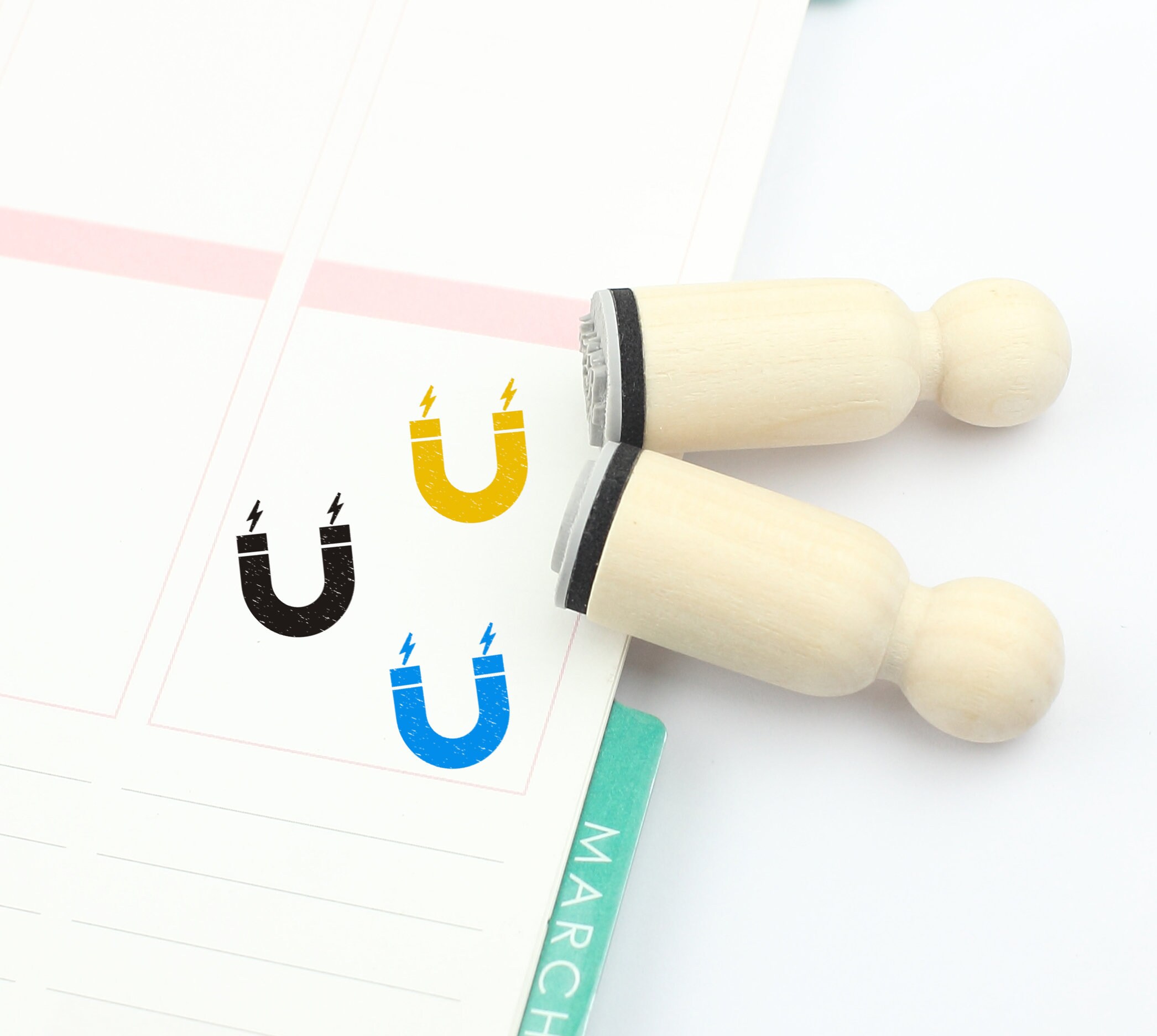 Rubber Stamp physical Stamp Cute Stamp Etsy