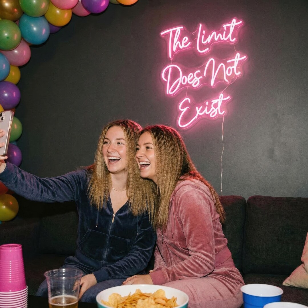 The Limit Does Not Exist Neon Sign, Mean Girls Quote, Graduation Party ...
