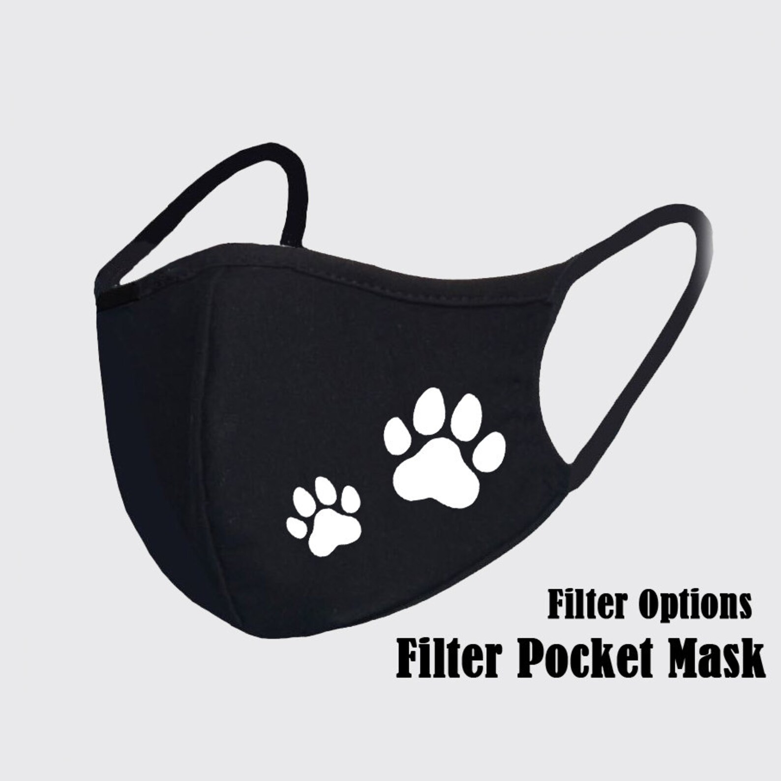 Dog Paw Face Mask Dog Face Mask Face Mask With Filter Etsy