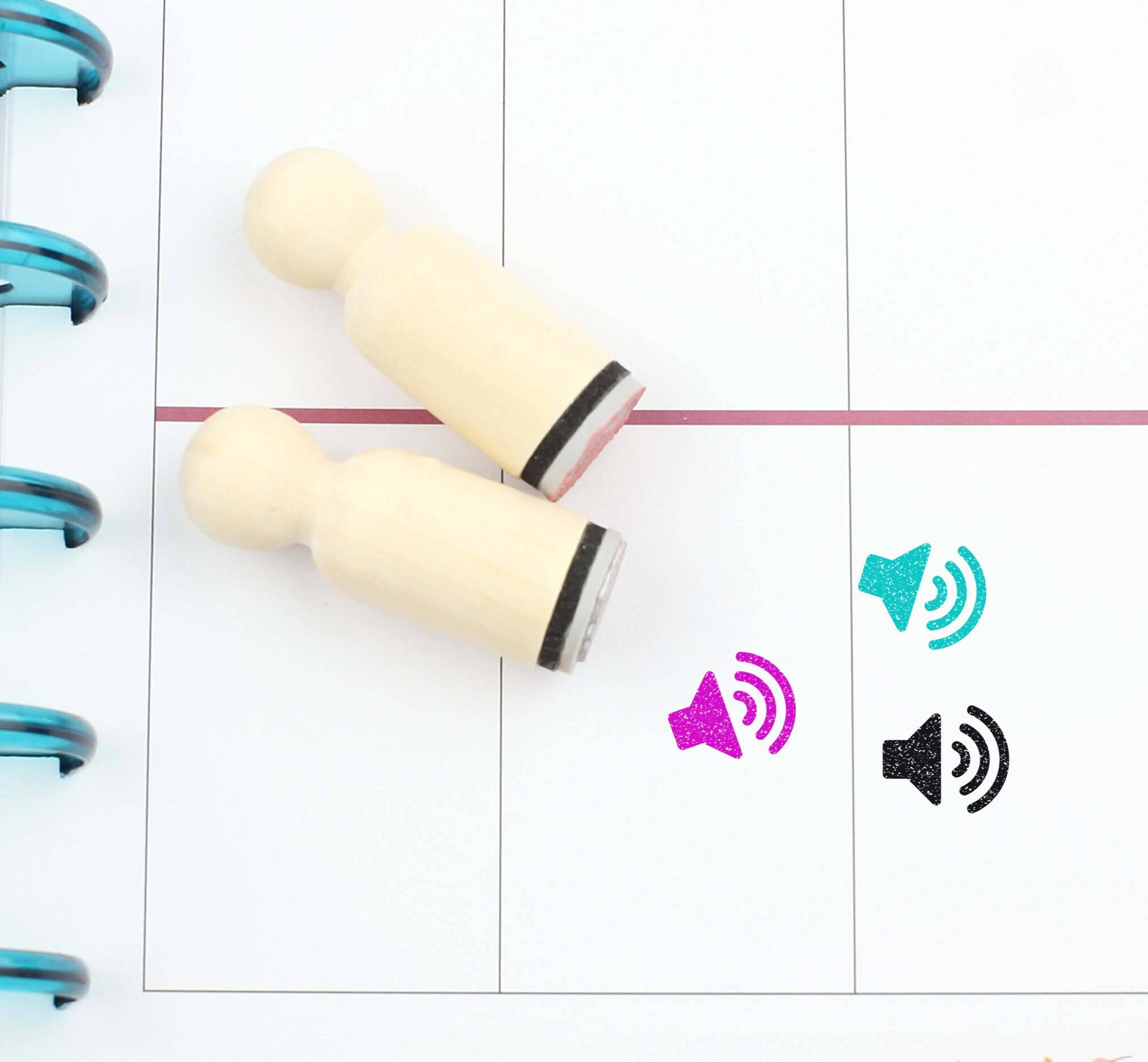 Volume Rubber Stamp Voice Stamp Music Stamp Planner Stamp Etsy