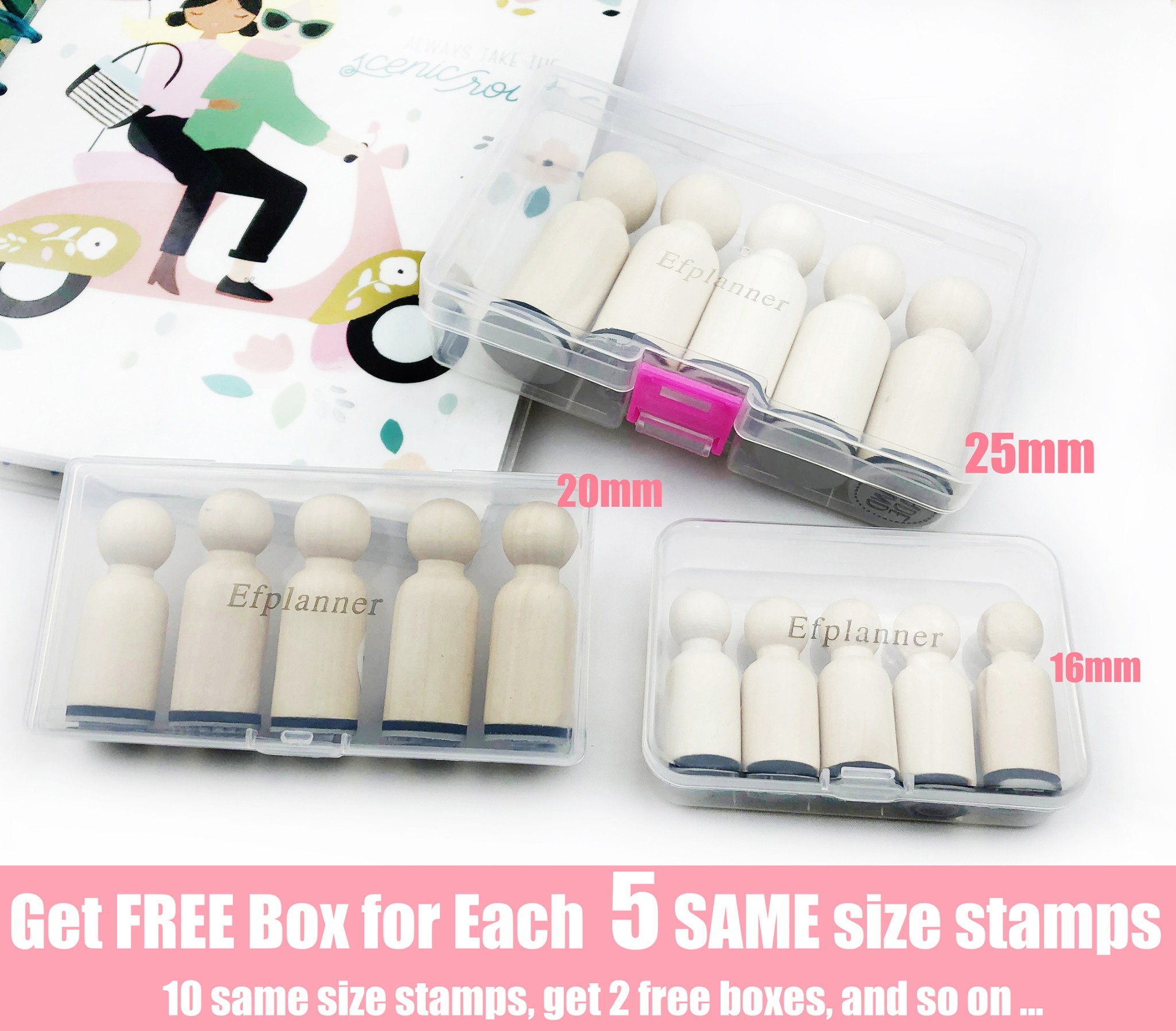 20mm Mini Stamps 16mm S120 Planner Stamp Scolopendra Stamp Chilopod Stamp Centipede Rubber Stamp