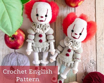 crochet pennywise doll
